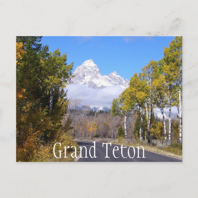 Grand Teton National Park Postcard (Front)