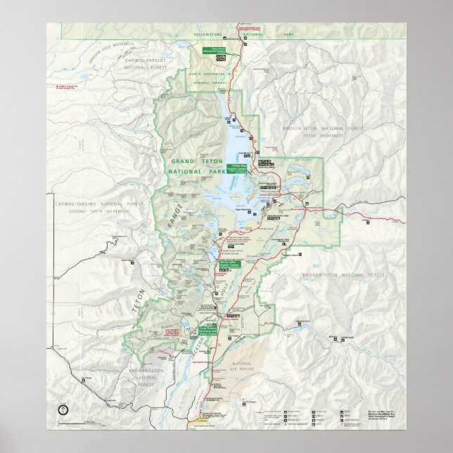 Grand Teton National Park Poster (Front)