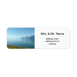 Grand Teton National Park Return Address Label