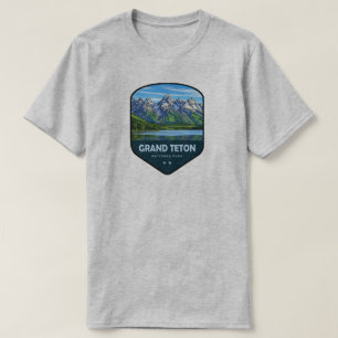 Grand Teton National Park Shield T-Shirt