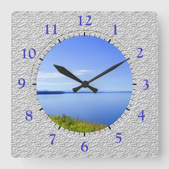 Grand Teton National Park Square Wall Clock (Front)