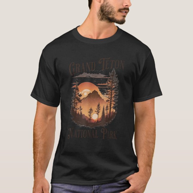 Grand Teton National Park T Shirt (Front)