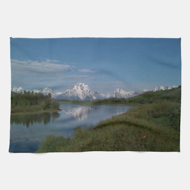 Grand Teton National Park Tea Towel (Horizontal)
