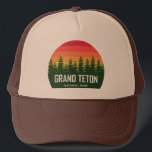 Grand Teton National Park Trucker Hat<br><div class="desc">It's the most iconic mountain range in America.  The Grand Teton and the surrounding peaks are almost perfect. Show your love for the Tetons!</div>