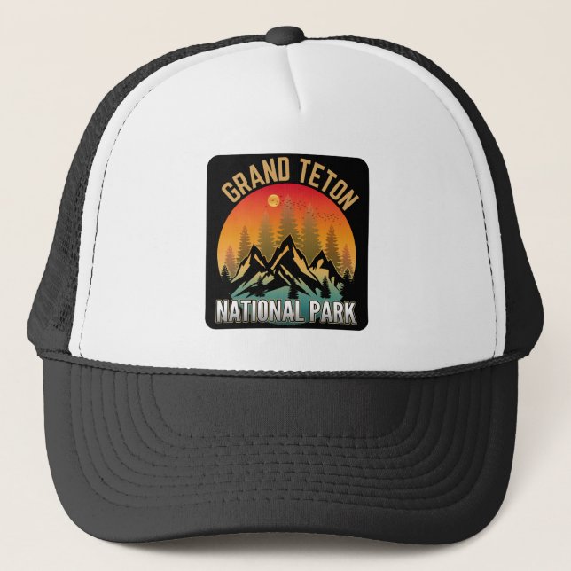 Grand Teton National Park Trucker Hat (Front)