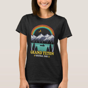 Grand Teton National Park Vintage 70s 80s Camping  T-Shirt