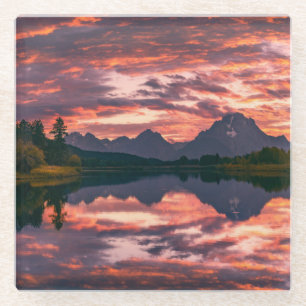 Grand Teton National Park, Wyoming Glass Coaster