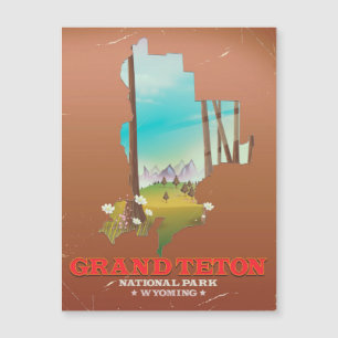 Grand Teton National Park Wyoming Map