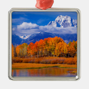 Grand Teton National Park Wyoming Metal Ornament