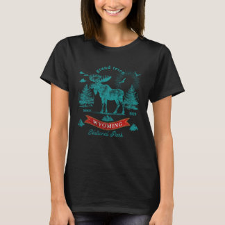 Grand Teton National Park Wyoming Moose Mountain S T-Shirt