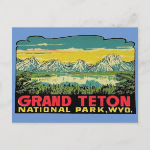 Grand Teton National Park, Wyoming   Postcard