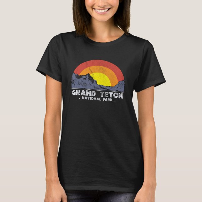 Grand Teton National Park Wyoming Pullover Hoodie (Front)