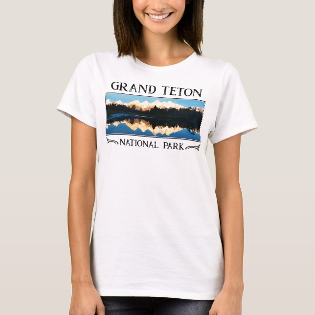 Grand Teton National Park Wyoming  T-Shirt (Front)