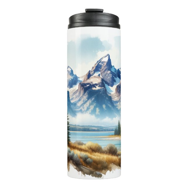 Grand Teton National Park Wyoming Thermal Tumbler (Front)