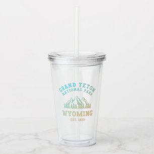 Grand Teton National Park Wyoming USA Acrylic Tumbler