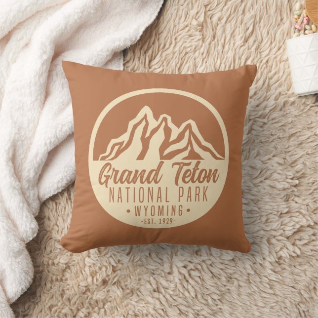 Grand Teton National Park Wyoming USA Cushion (Blanket)