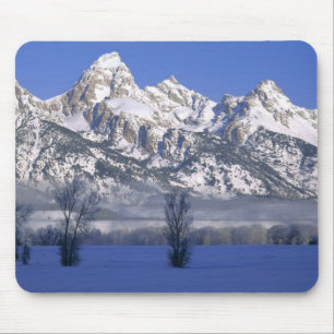 GRAND TETON NATIONAL PARK, WYOMING. USA. Fog & Mouse Pad