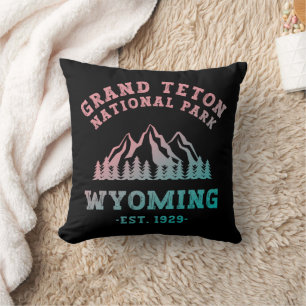 Grand Teton National Park Wyoming USA Gradient Cushion