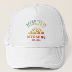 Grand Teton National Park Wyoming USA Gradient Trucker Hat