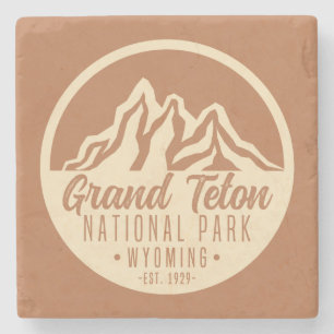 Grand Teton National Park Wyoming USA Stone Coaster