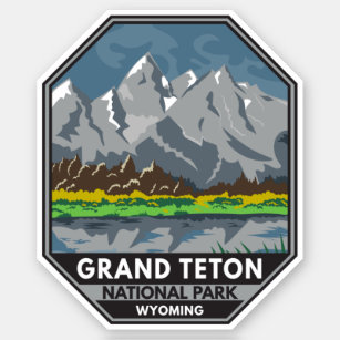 Grand Teton National Park Wyoming Vintage