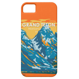 Grand Teton National Park Wyoming Vintage  Barely There iPhone 5 Case