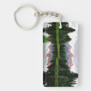 Grand Teton Reflections Over the Beaver Pond Key Ring