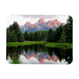 Grand Teton Reflections Over the Beaver Pond Magnet