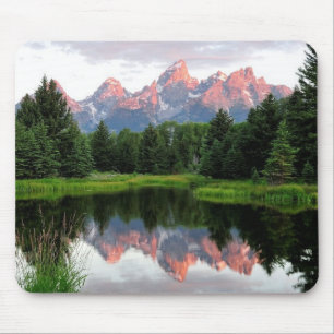 Grand Teton Reflections Over the Beaver Pond Mouse Pad