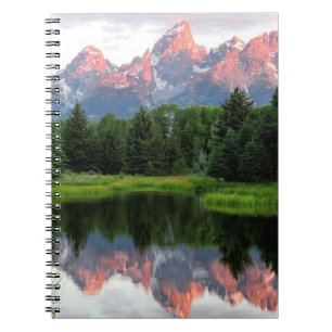 Grand Teton Reflections Over the Beaver Pond Notebook