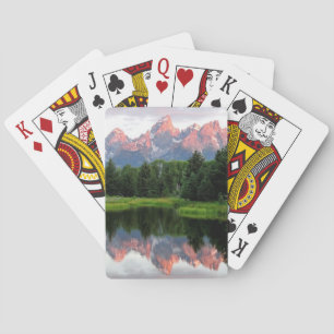 Grand Teton Reflections Over the Beaver Pond Playing Cards