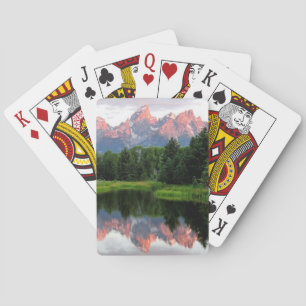 Grand Teton Reflections Over the Beaver Pond Playing Cards