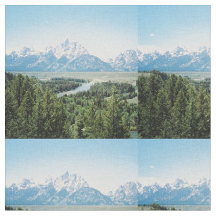 Grand Teton Snake River Overlook Fabric