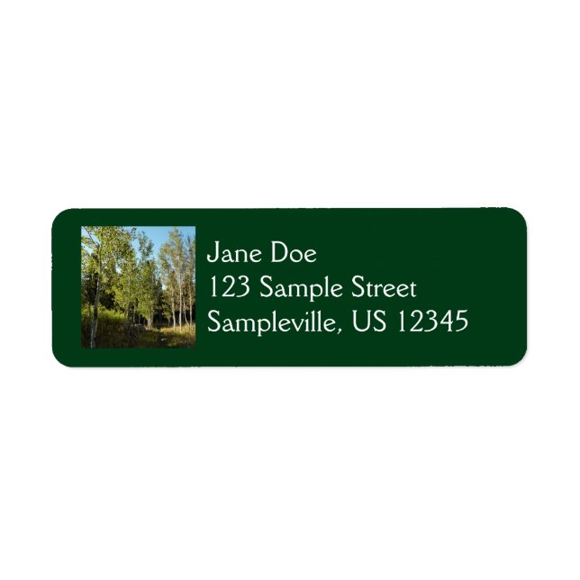 Grand Teton Trail Return Address Label (Front)