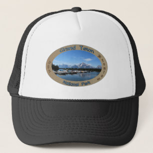 Grand Teton, US, wyoming national park Trucker Hat