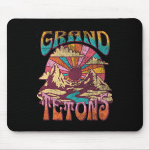 Grand Teton Wyoming Nature Hiking Mountains Outdoo Mouse Pad