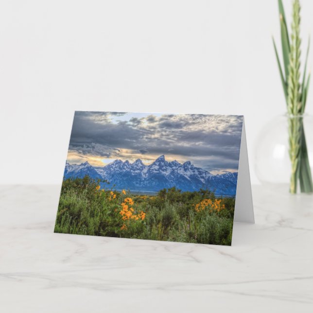 Grand Tetons Card (Front)