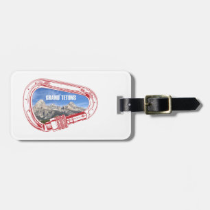 Grand Tetons Climbing Carabiner Luggage Tag