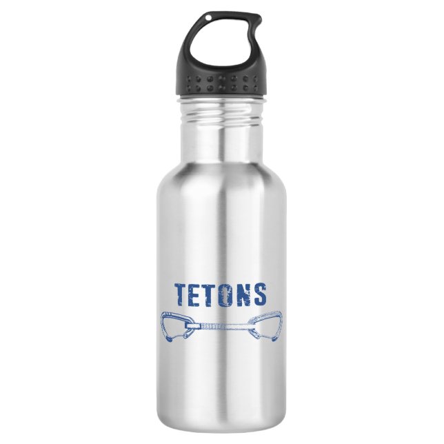 Grand Tetons Climbing Quickdraw 532 Ml Water Bottle (Front)