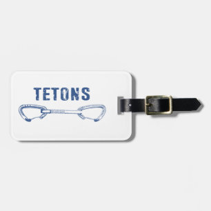 Grand Tetons Climbing Quickdraw Luggage Tag