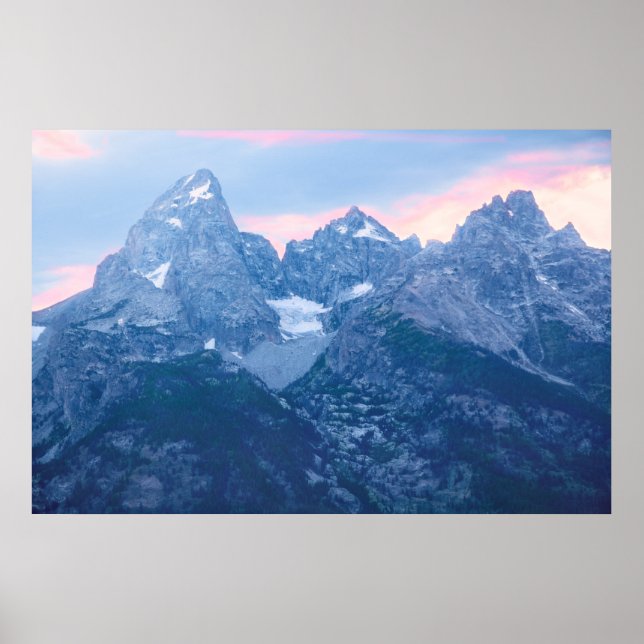 Grand Tetons Glacier Poster (Front)