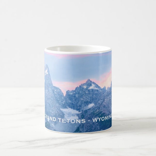 Grand Tetons Sunset Glacier Mug (Center)
