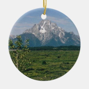 Grand Tetons- Wyoming Ceramic Ornament