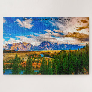 Grand Tetons Wyoming Jigsaw Puzzle