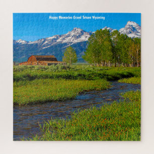 Grand Tetons Wyoming . Jigsaw Puzzle