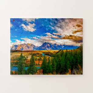 Grand Tetons Wyoming Jigsaw Puzzle