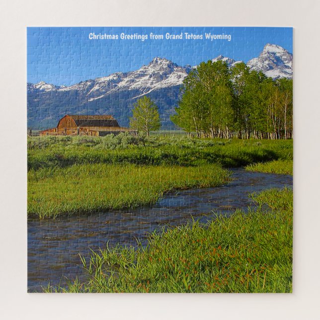 Grand Tetons Wyoming . Jigsaw Puzzle (Vertical)