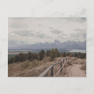Grand Tetons Wyoming Keepsake Postcard