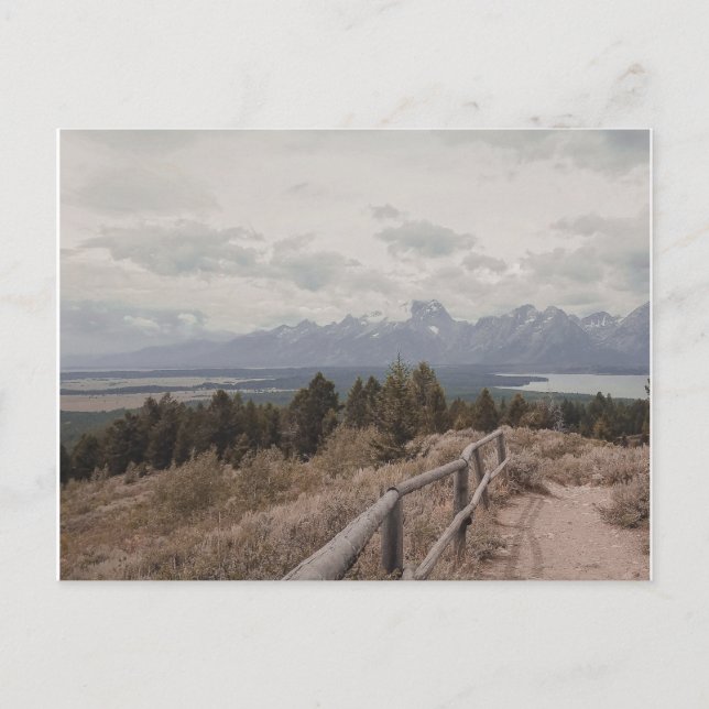 Grand Tetons Wyoming Keepsake Postcard (Front)