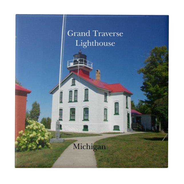 Grand Traverse Lighthouse tile (Front)